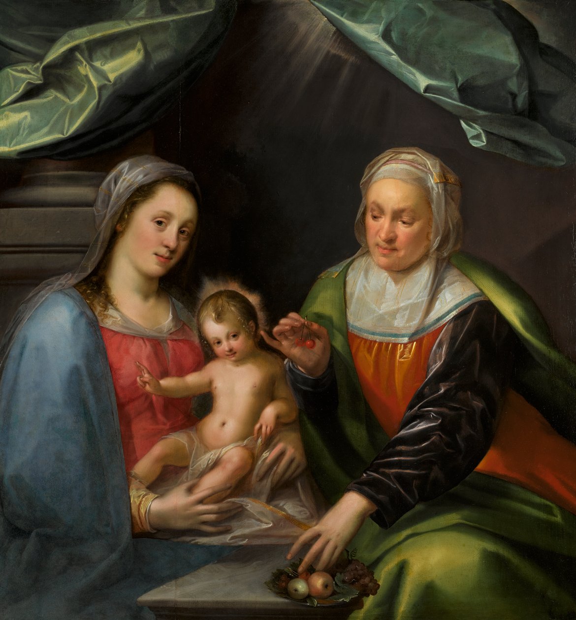 Jungfrau und Kind mit der Heiligen Anna von Gortzius Geldorp