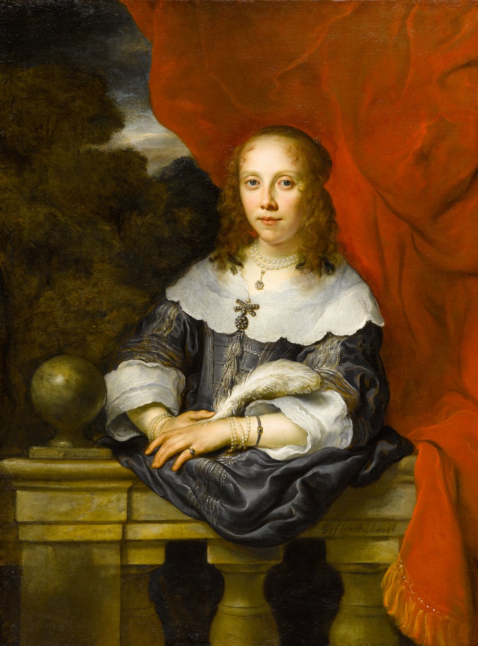 Porträt einer Dame (Margaretha van Raephorst?), 1646 von Govaert Flinck