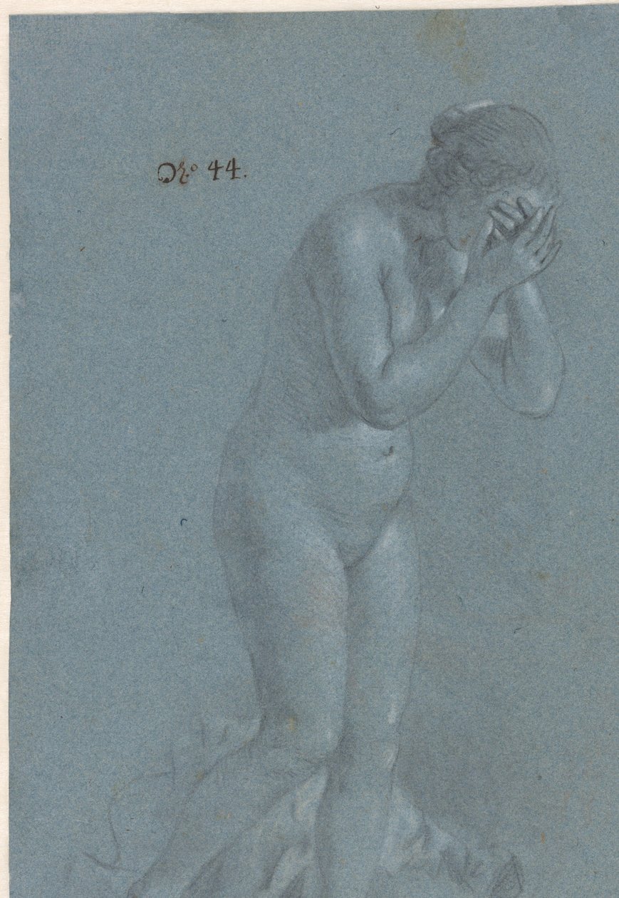 Stehende Frau mit bedeckten Augen von Govert Flinck (attributed to)