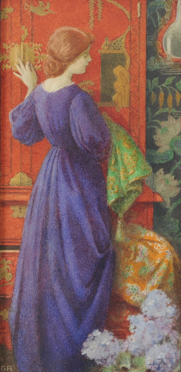 Der Lackschrank, ca. 1920 von Graham Robertson