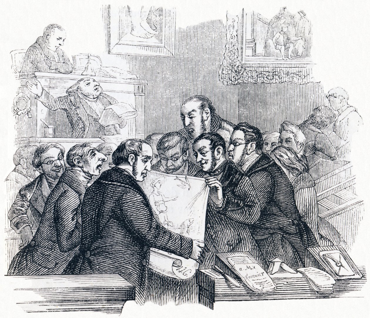 Die Macht der Fabeln - Fabeln von La Fontaine von Grandville