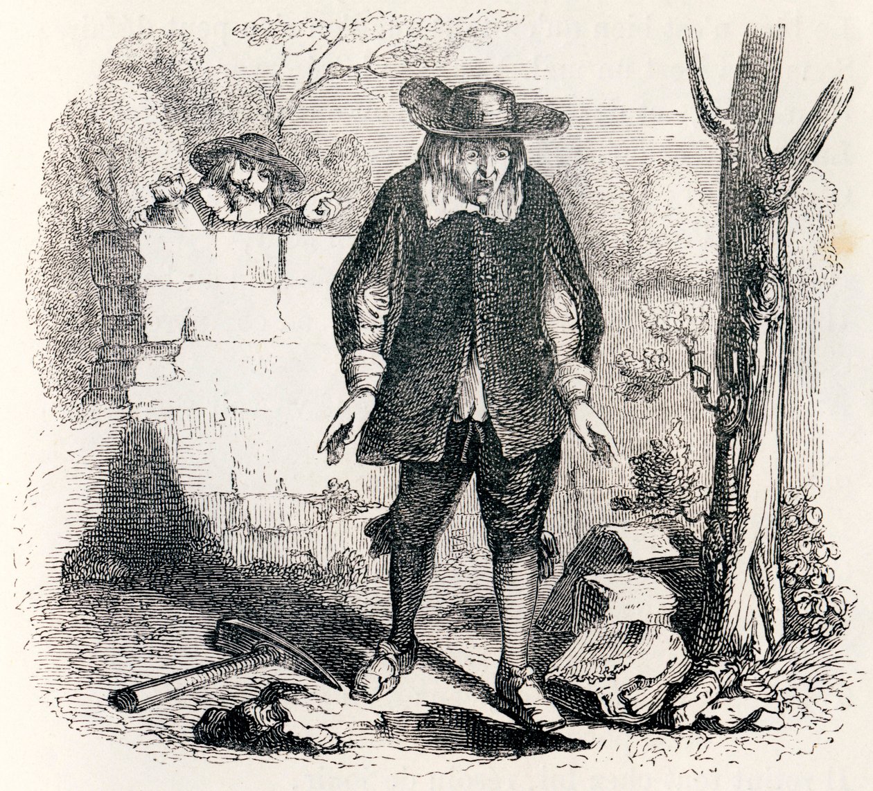 Der Brenner und sein Kumpan - Fabeln von La Fontaine von Grandville
