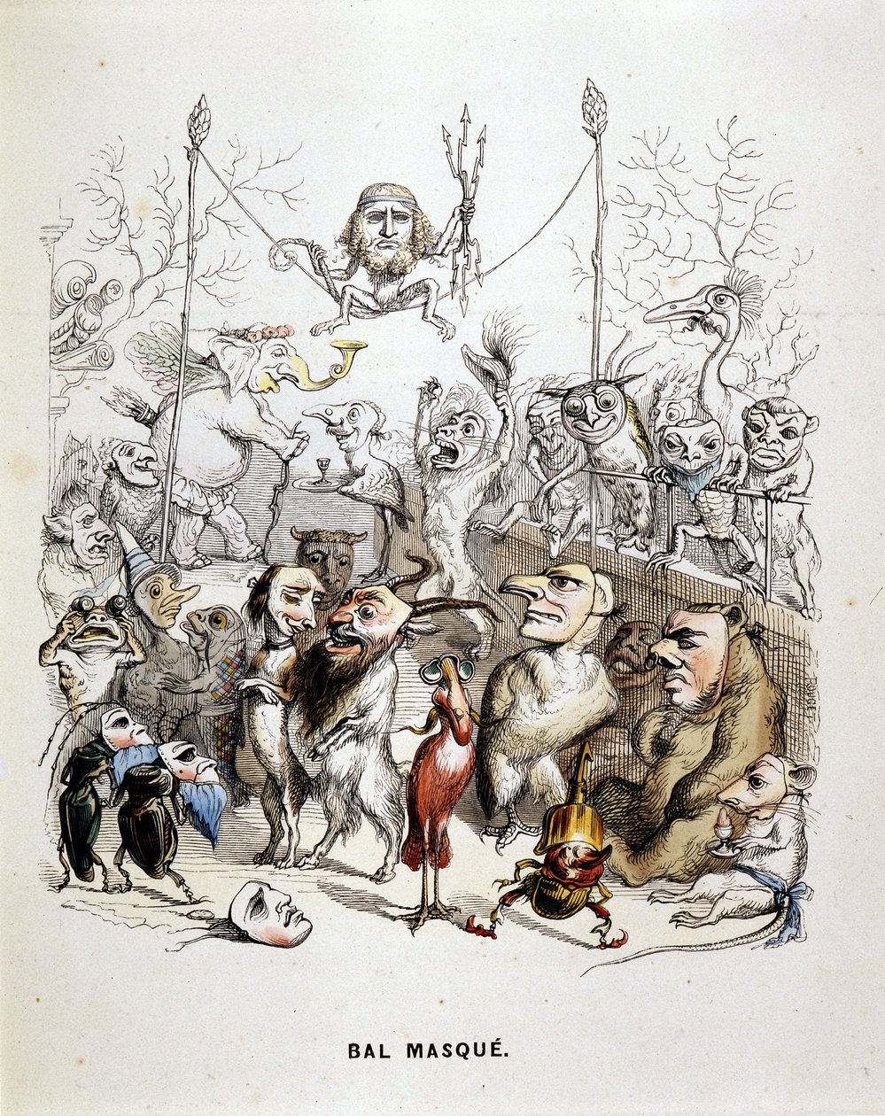 Der Maskenball der Tiere - von Grandville von Grandville