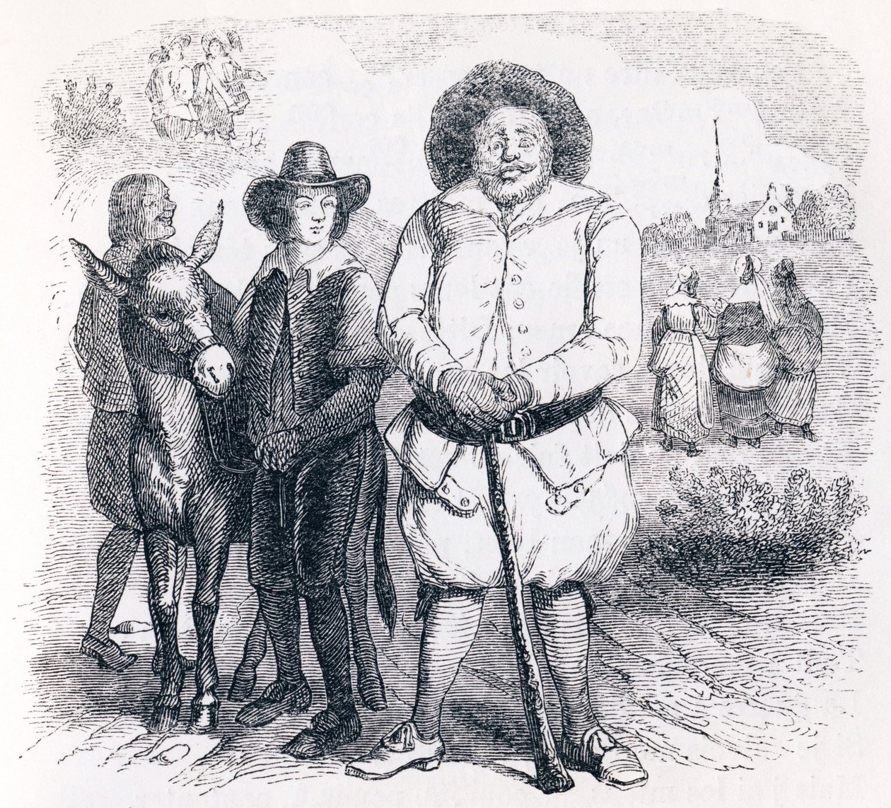 Der Müller, sein Sohn und der Esel von Grandville