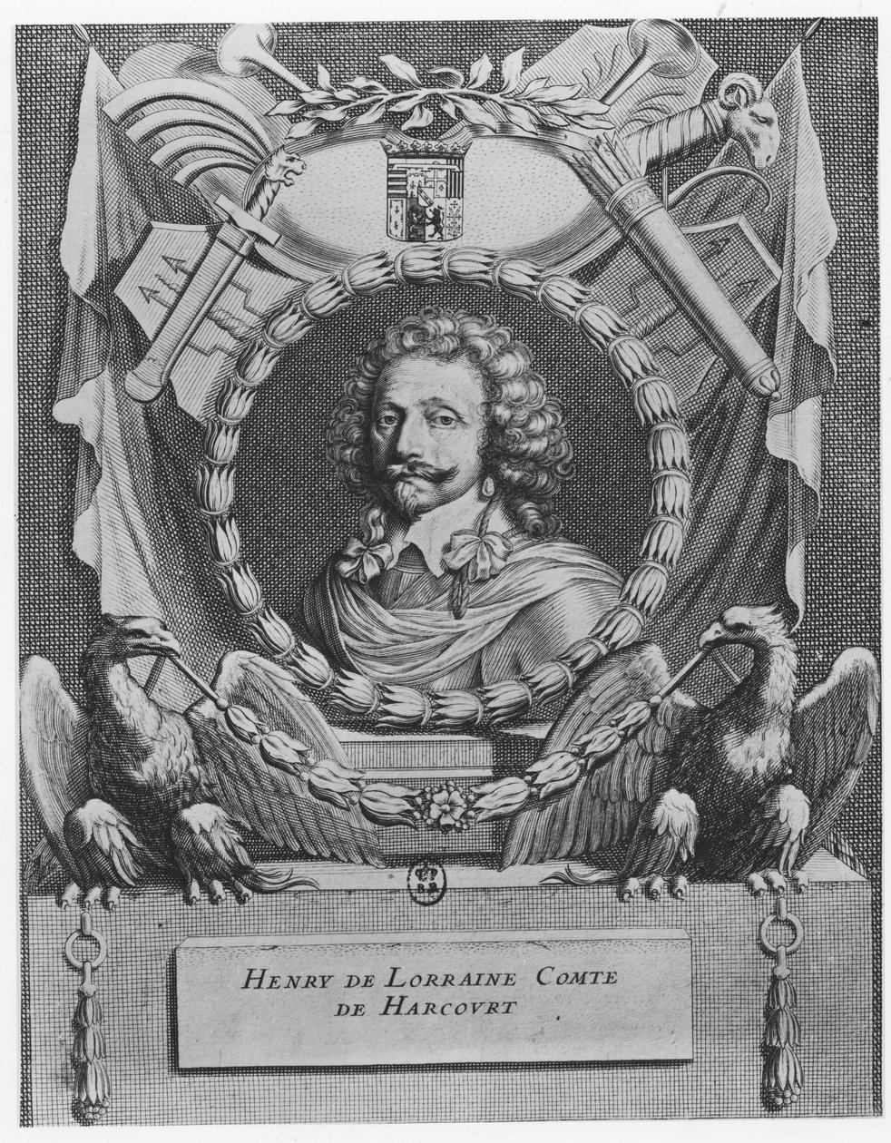 Henri de Lorraine, Graf von Harcourt von Gérard Edelinck