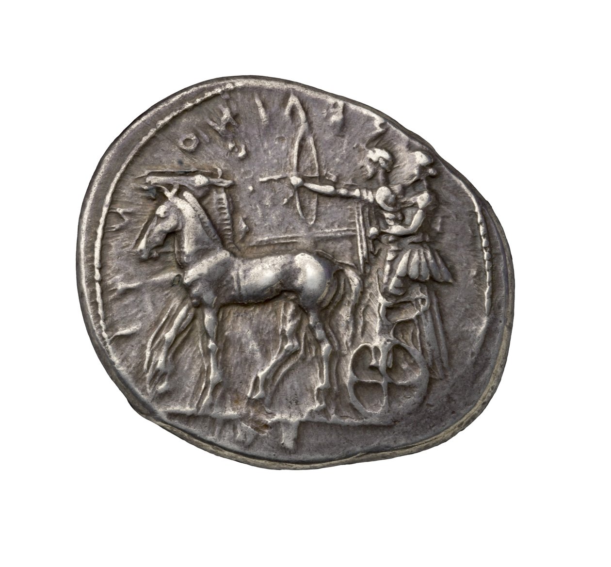 Antike griechische Silbermünze aus Selinus, 450 v. Chr. von Greek