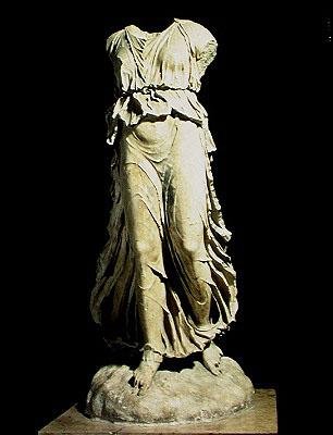 Figur der Nike, Personifikation des Sieges von Greek