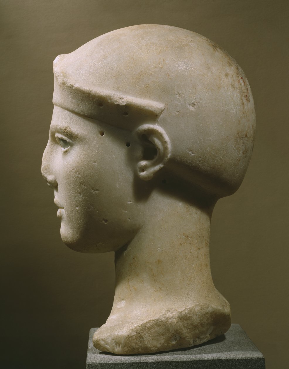 Kopf der behelmten Athena, aus Aegina, ca. 470-460 v. Chr. von Greek