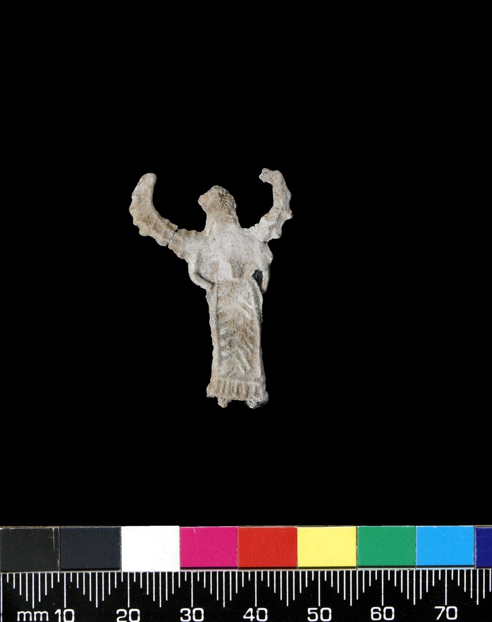 Reliefornament einer geflügelten Göttin von Greek
