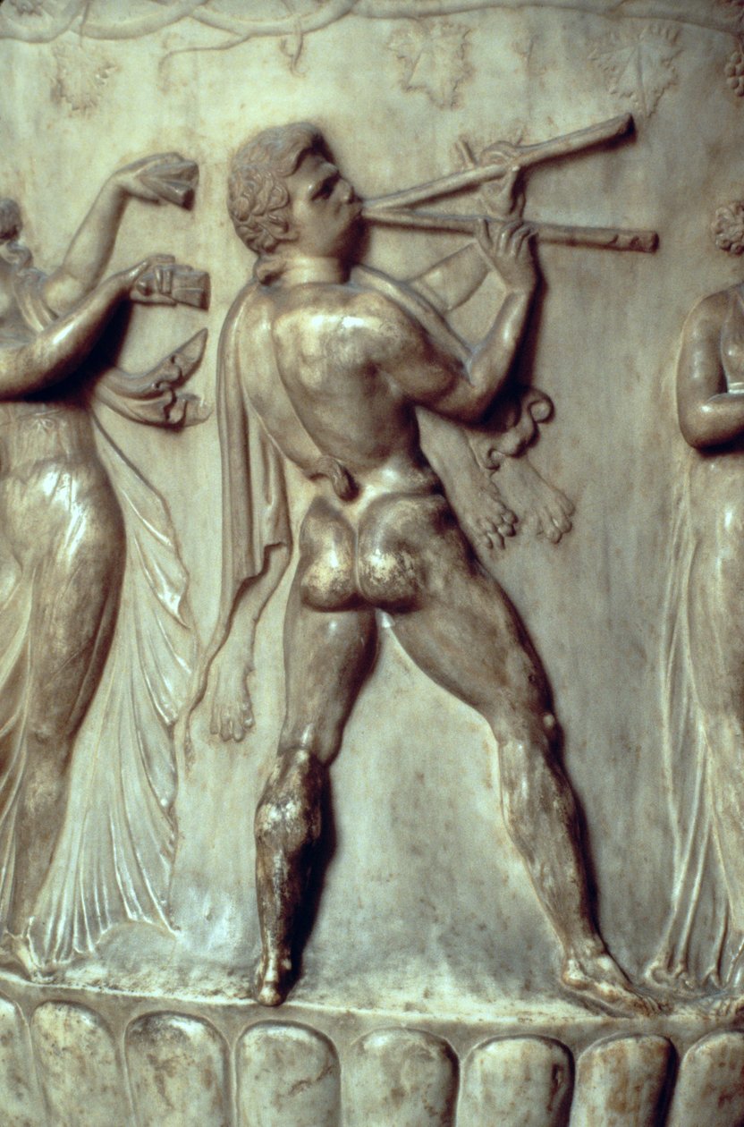 Der Borghese-Krater (Detail) von Greek