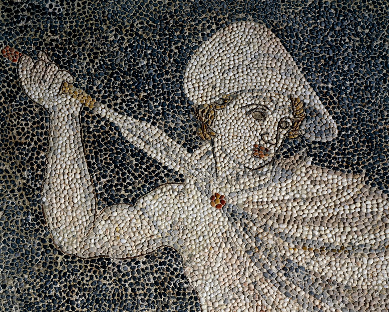 Alexander der Große und Hephaistion bei der Löwenjagd (Detail) von Greek School