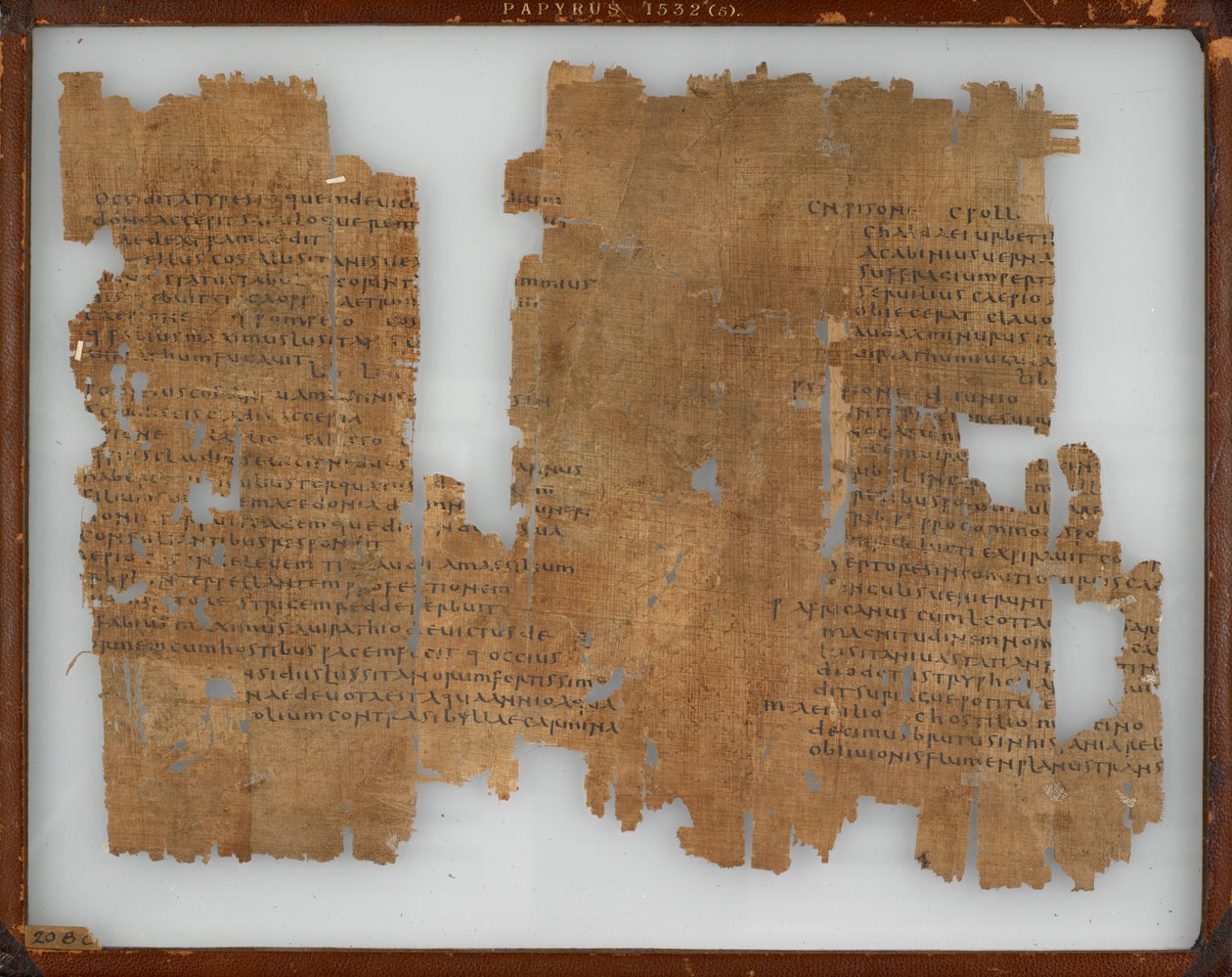Papyrus 1532 (5), Epitome von Livius, 3.-4. Jahrhundert von Greek School