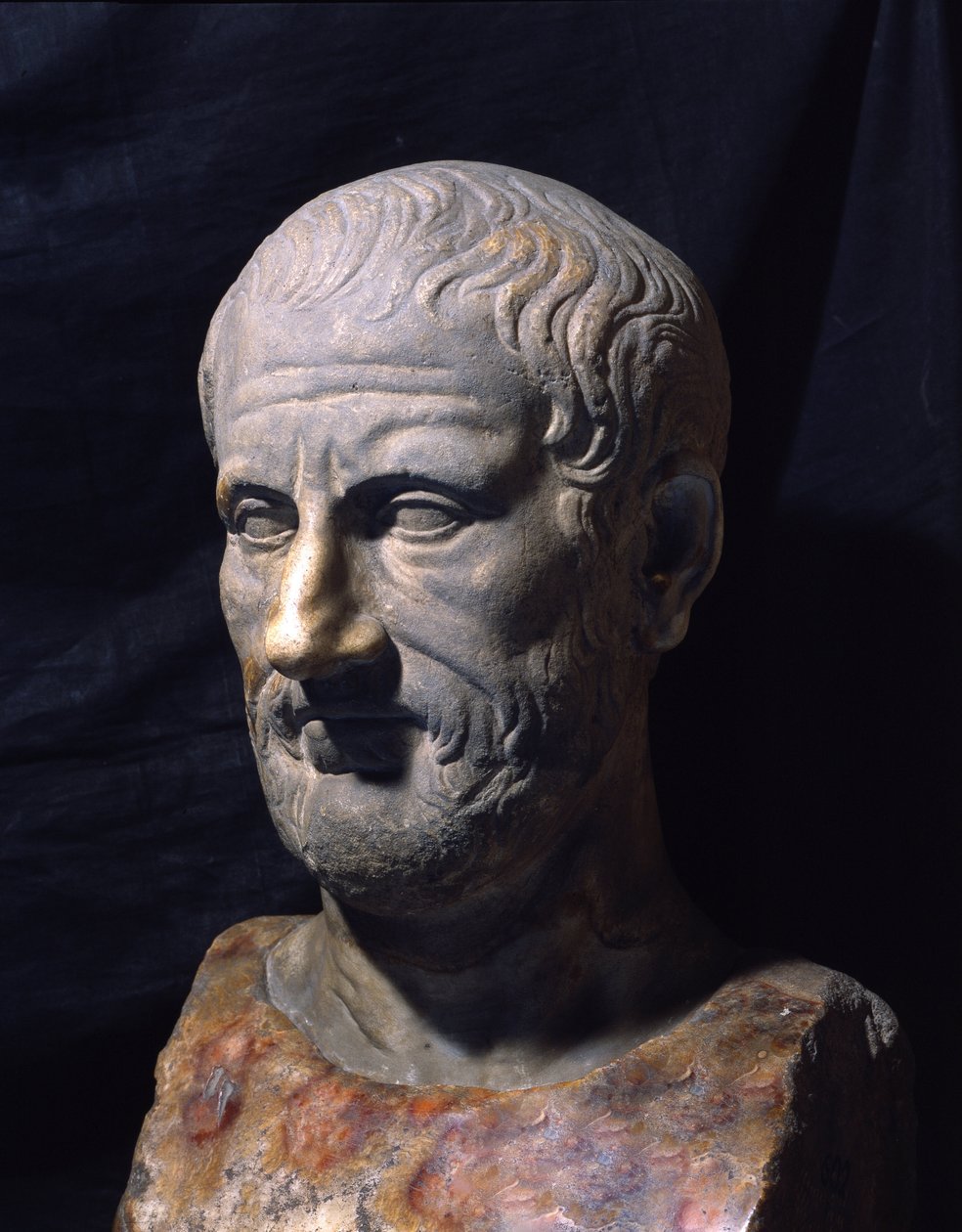 Darstellung des griechischen Philosophen Theophrast (372-287 v. Chr.) von Greek or Roman