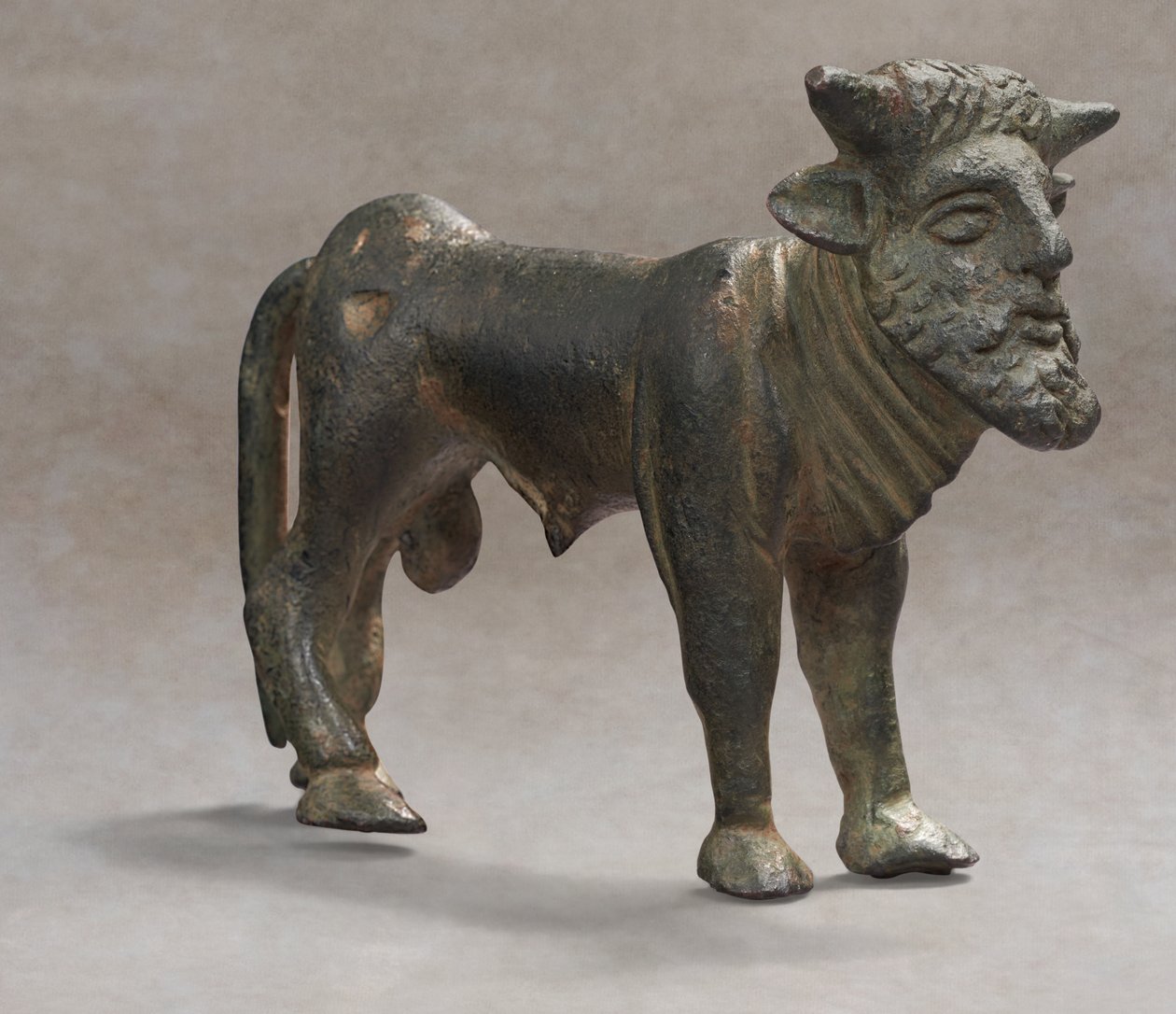 Ein griechischer Bronze-Acheloos, ca. 500-450 v. Chr. von Greek school