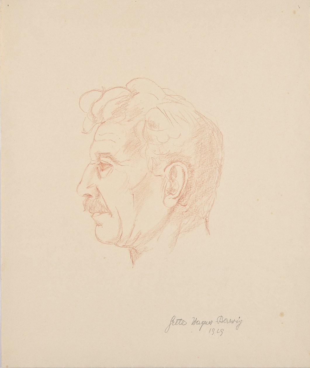 Porträt Franz Barwigs des Älteren von Grete Wagner Barwig