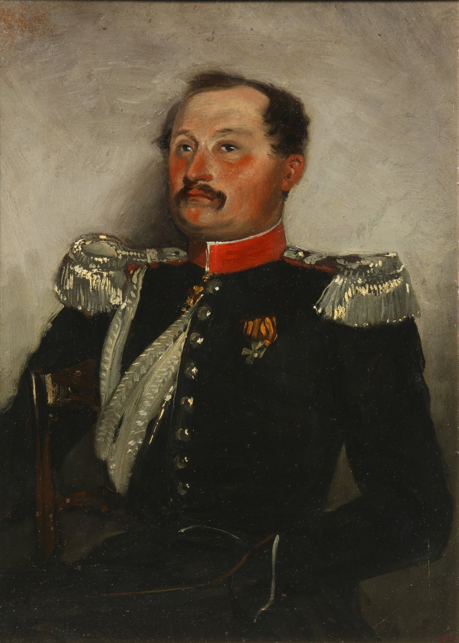 Porträt von Nikolay Petrovich Kolyubakin, 1811-1868, 1849 von Grigori Grigorevich Gagarin