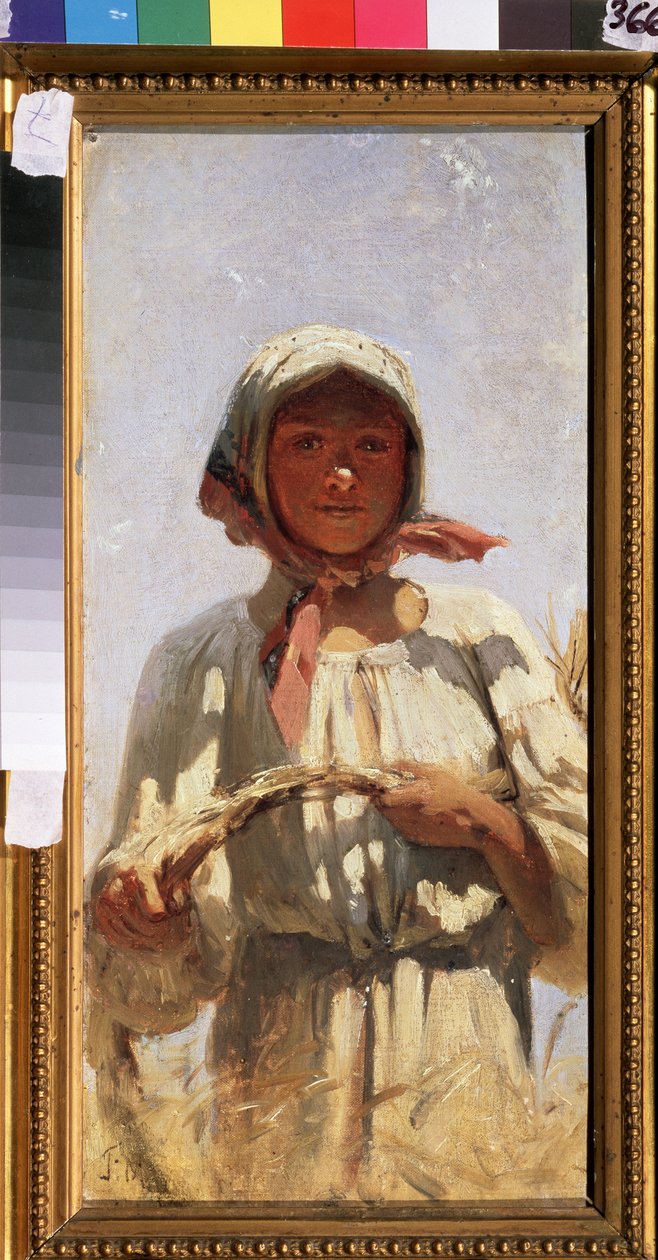 Eine Schnitterin von Grigori Grigoryevich Myasoedov