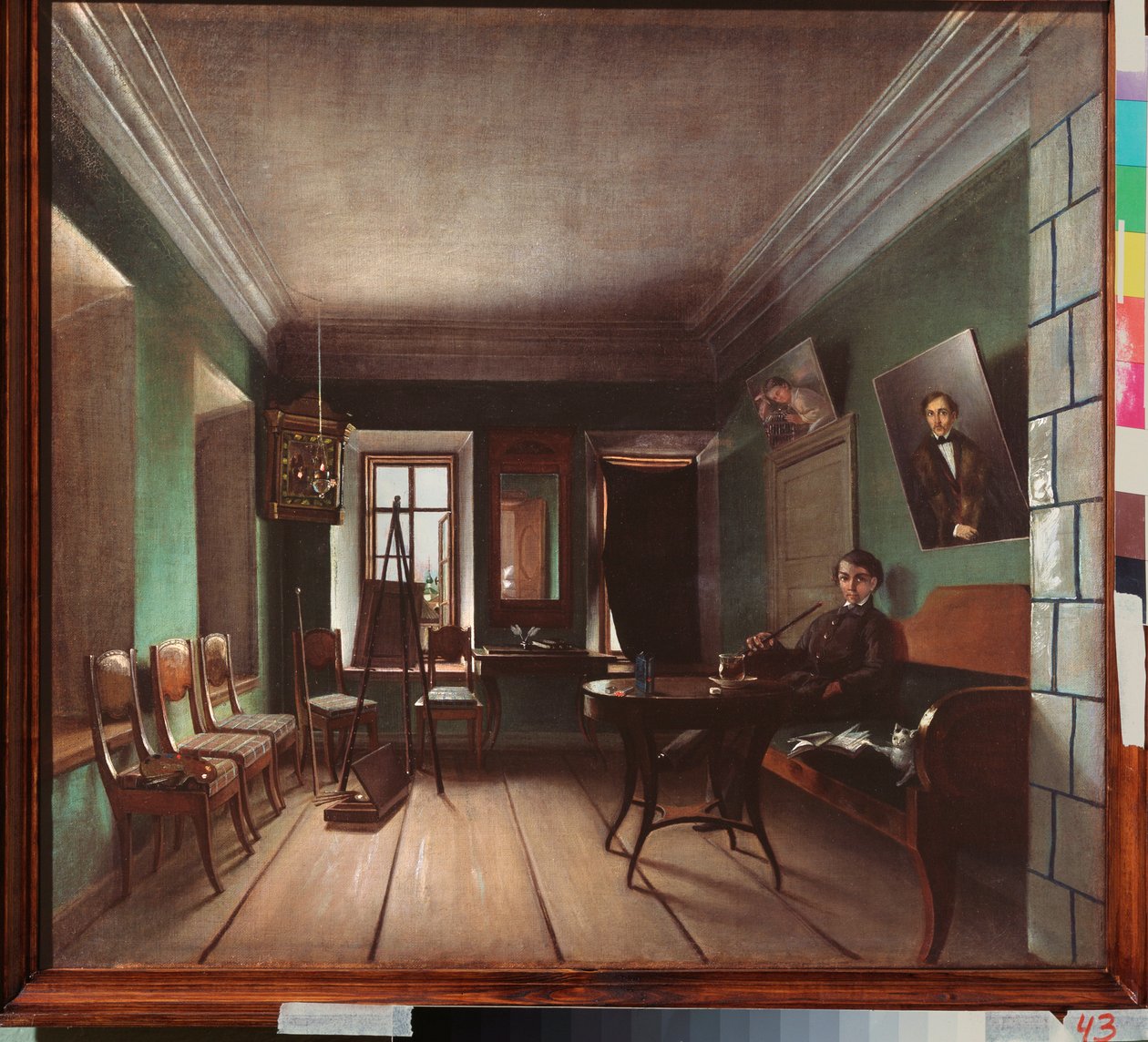 Innenraum des Hauses Bykov von Grigory Vasilievich Yurov