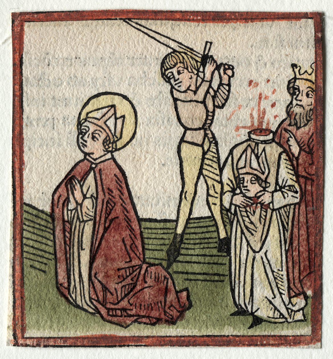 Sts. Theonestus und Albanus; oder St. Pancrace von Günther Zainer