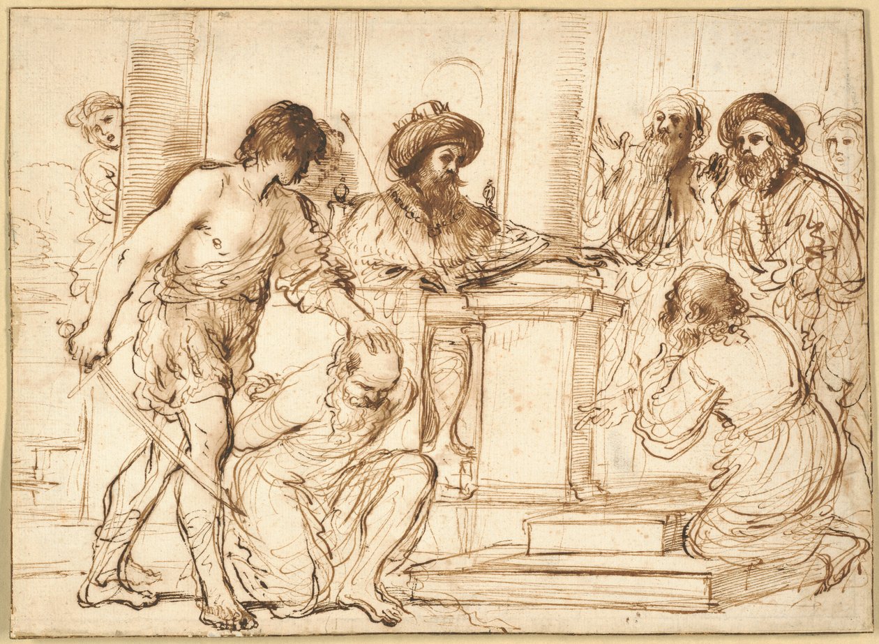 Damon und Pythias von Guercino