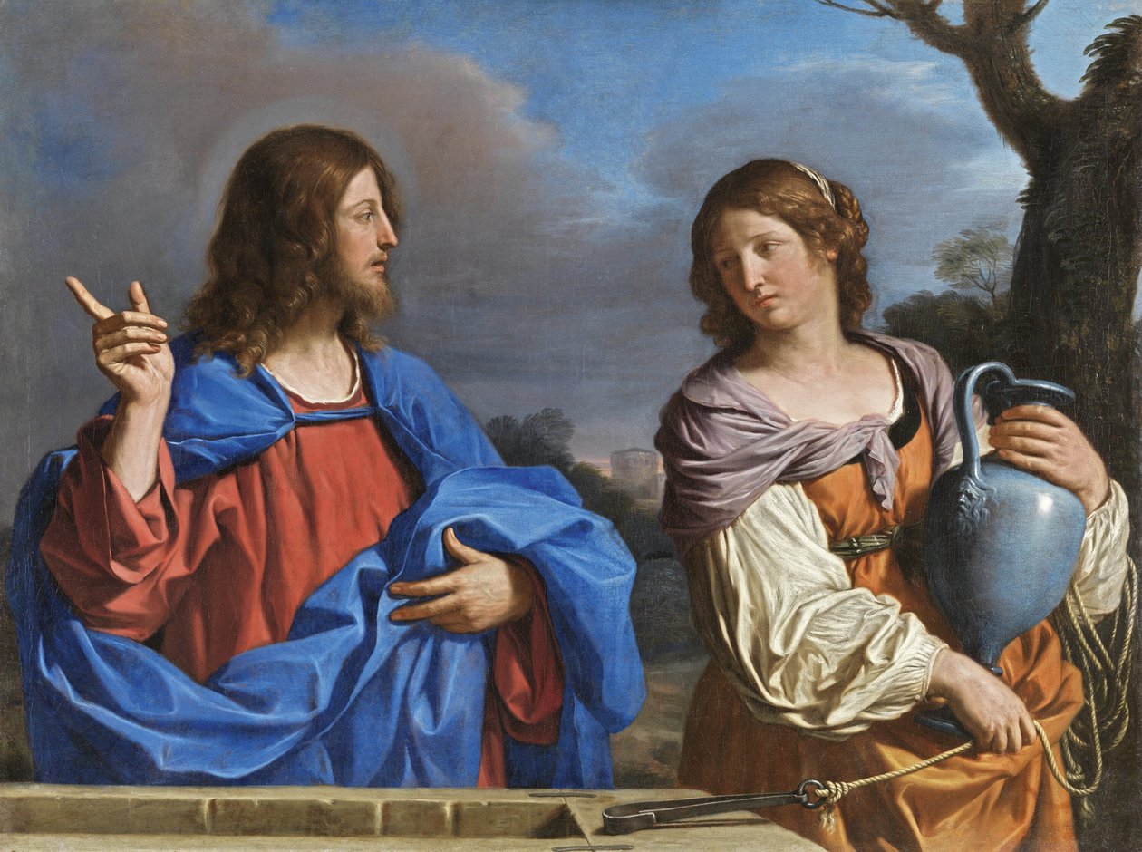 Christus und die Samariterin am Brunnen von Guercino