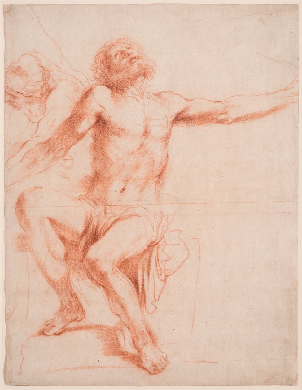 Studie für "Das Martyrium des Heiligen Bartholomäus" von Guercino