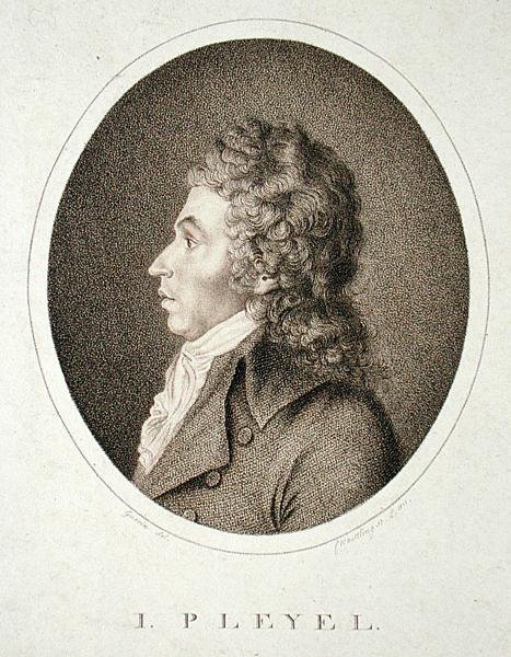 Ignaz Joseph Pleyel (1757-1831) graviert von F.W. Nettling von Guerin (after)