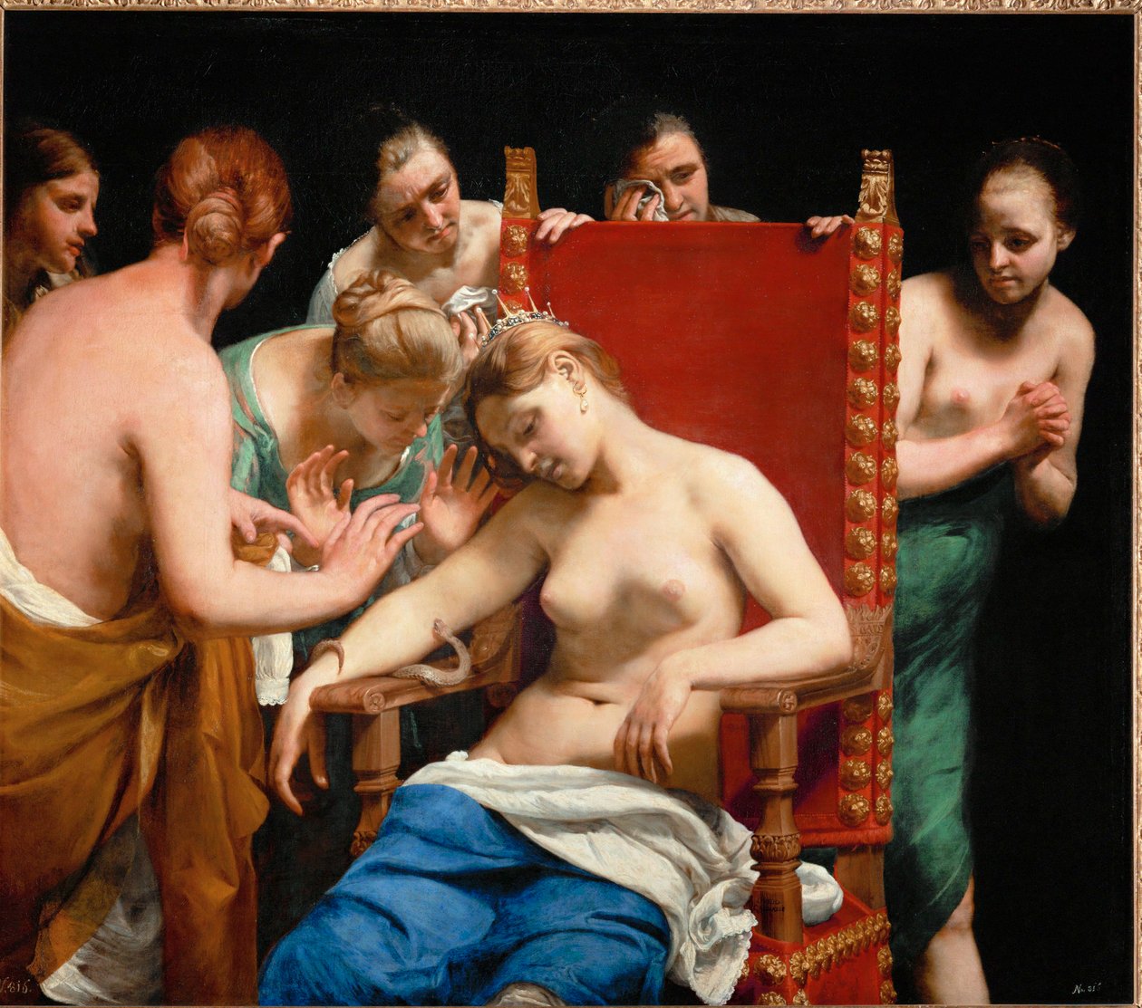 Cleopatras Selbstmord von Guido Cagnacci