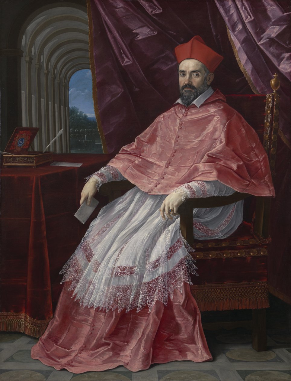 Kardinal Roberto Ubaldini, (1581-1635), Päpstlicher Legat in Bologna von Guido Reni
