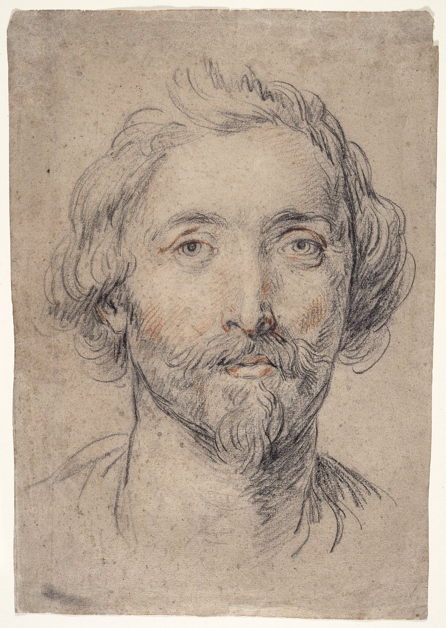 Kopf eines Mannes [Nicholas Lanier?] von Guido Reni