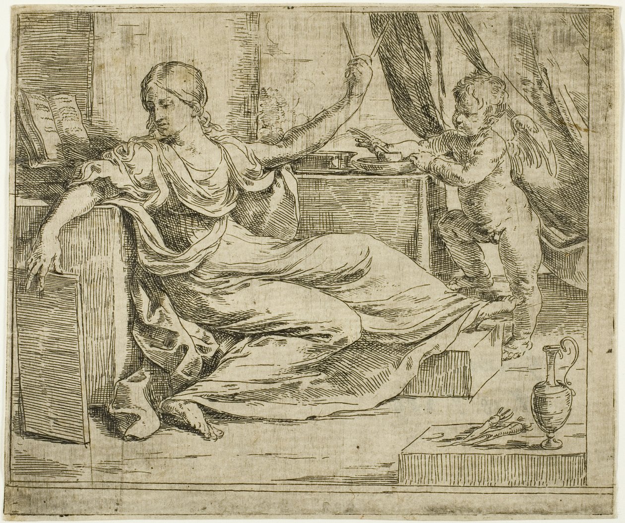 Wissenschaft oder Die Liebe zum Studium von Guido Reni
