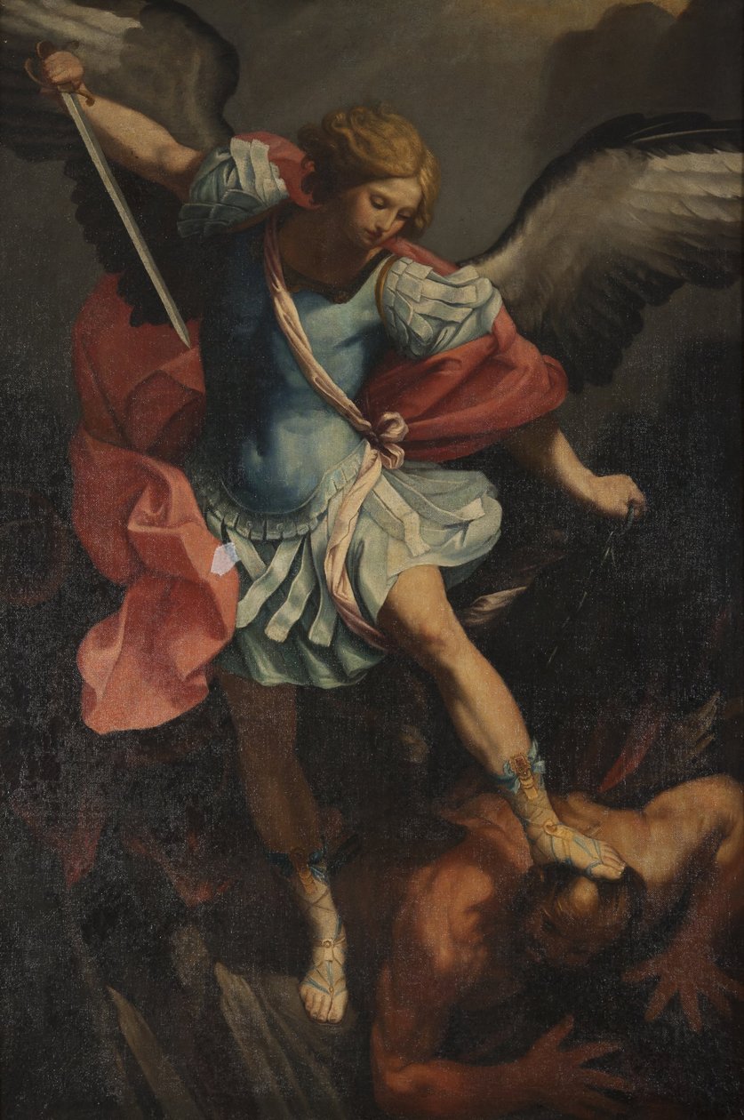 Der Erzengel Michael besiegt Satan von Guido Reni