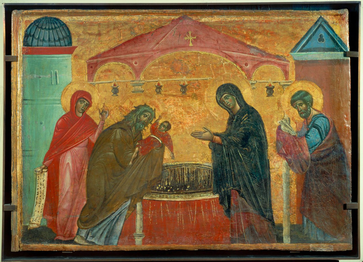 Die Darstellung im Tempel von Guido da Siena