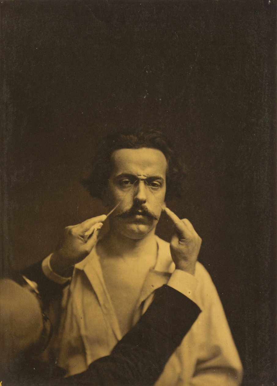 Ausdruck von Strenge, 1854-1856, gedruckt 1862 (Foto) von Guillaume Benjamin Armand Duchenne de Boulogne