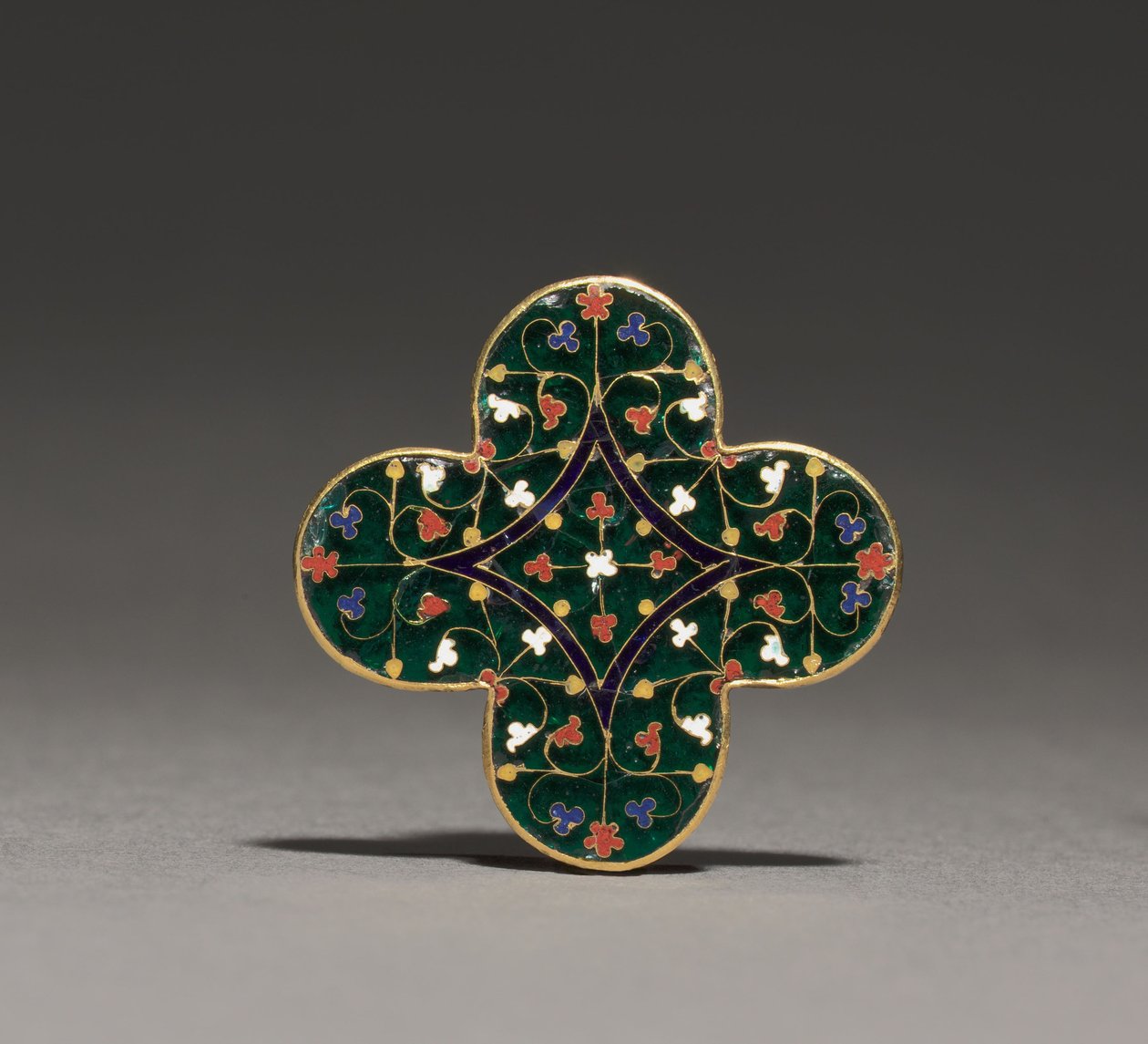 Vierpass-Plakette, ca. 1300-1310 von Guillaume (attr. to) Julien