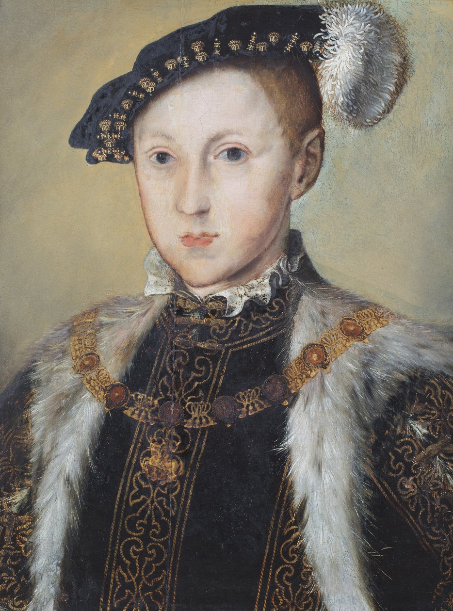Porträt von Edward VI von Guillaume (attr. to) Scrots