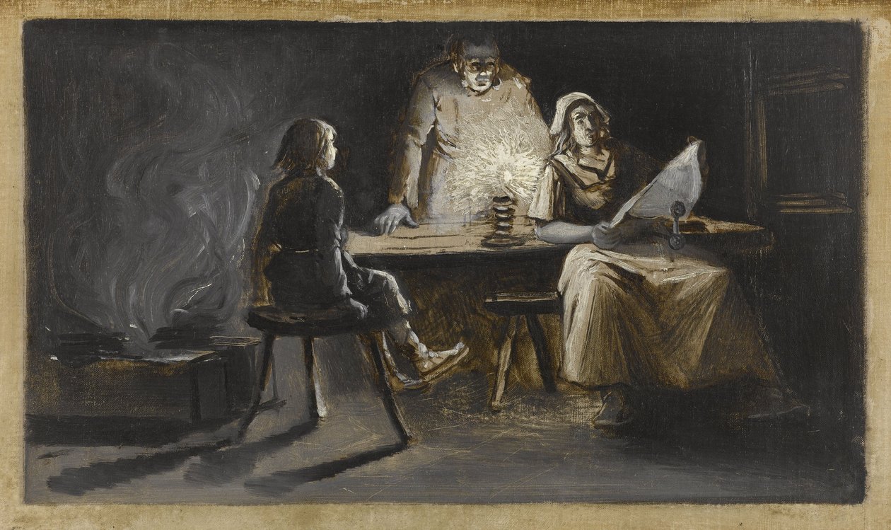 Die Familie von Nychol dem Henker, ca. 1889 von Guillaume Albert Demarest