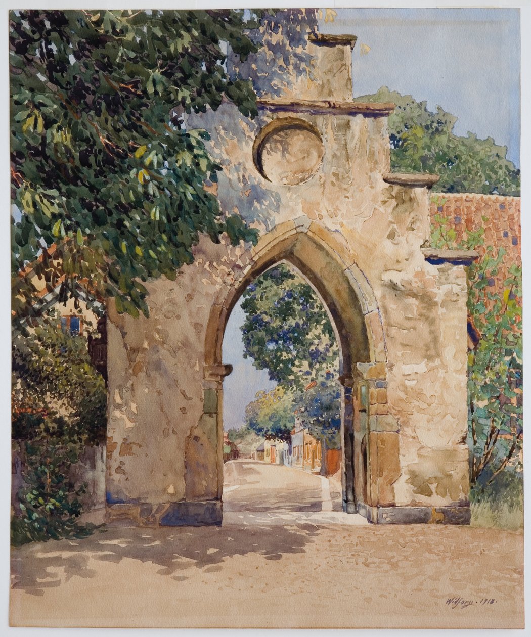 Der alte Torbogen von Gunnar Widforss
