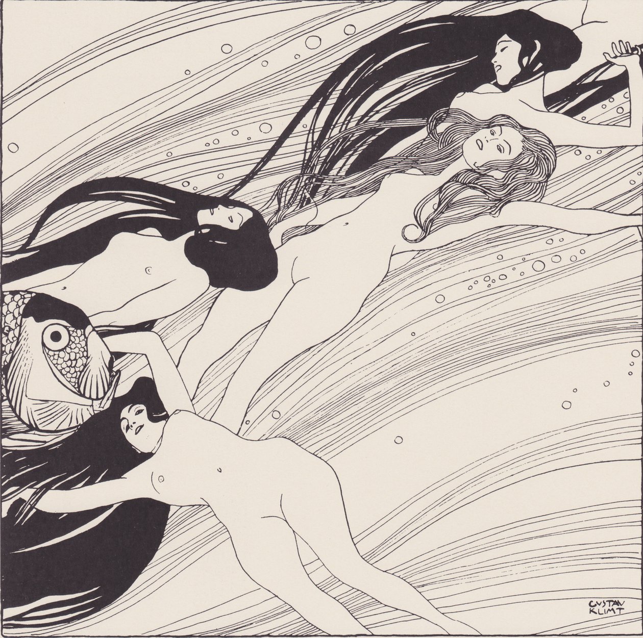 Fischblut von Gustav Klimt