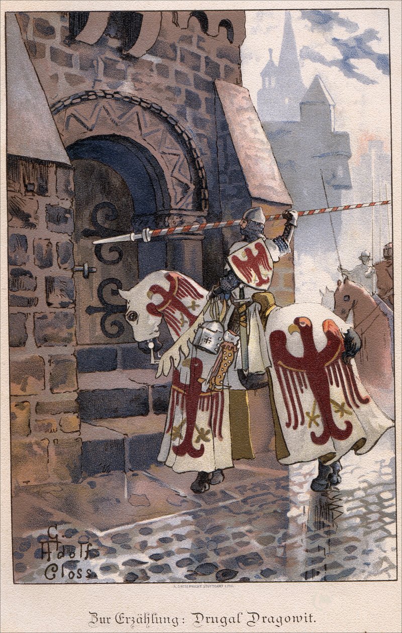 Dragowit, König der Veletes von Gustav Adolf Closs