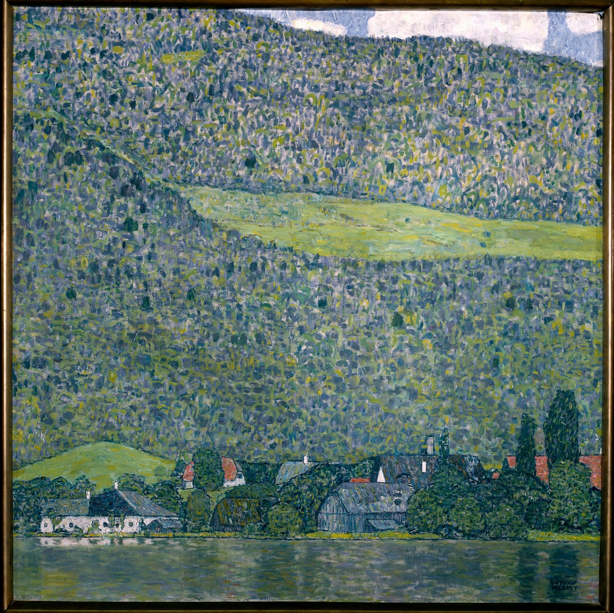 Ansicht eines Schlosses in Unterach am Attersee, 1915 von Gustav Klimt