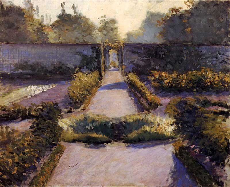 Der Küchengarten, Yerres von Gustave Caillebotte