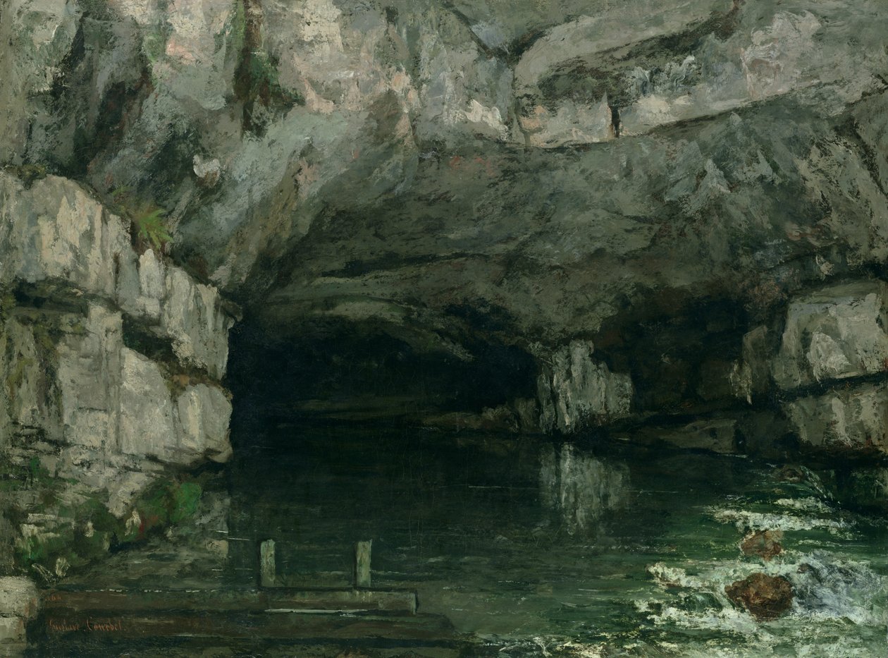 Die Grotte der Loue, 1864 von Gustave Courbet