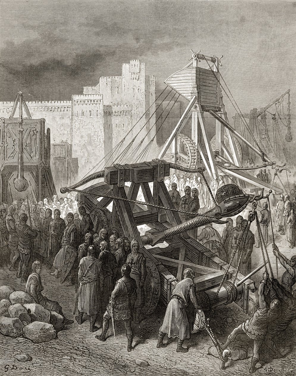 Die Kriegsmaschinen der Kreuzfahrer, Illustration aus 
