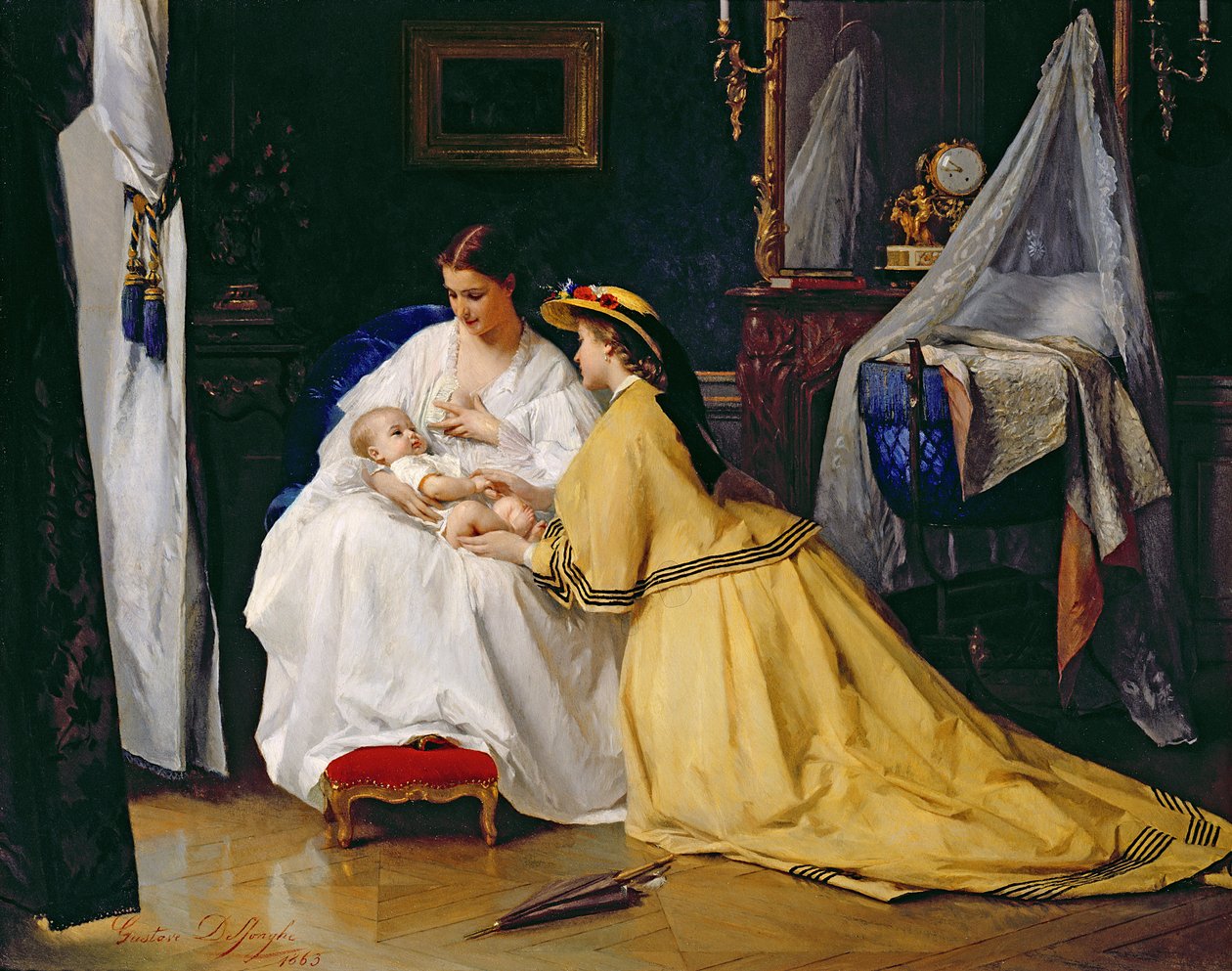 Erstgeborener, 1863 von Gustave Léonard de Jonghe