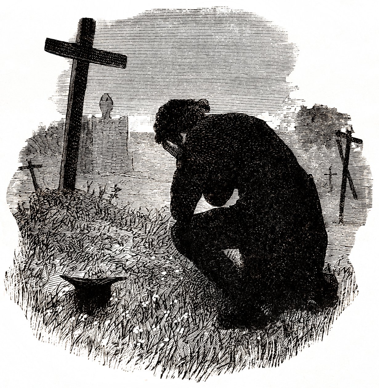 Trauer (für Les Miserables von Victor Hugo) von Gustave Brion