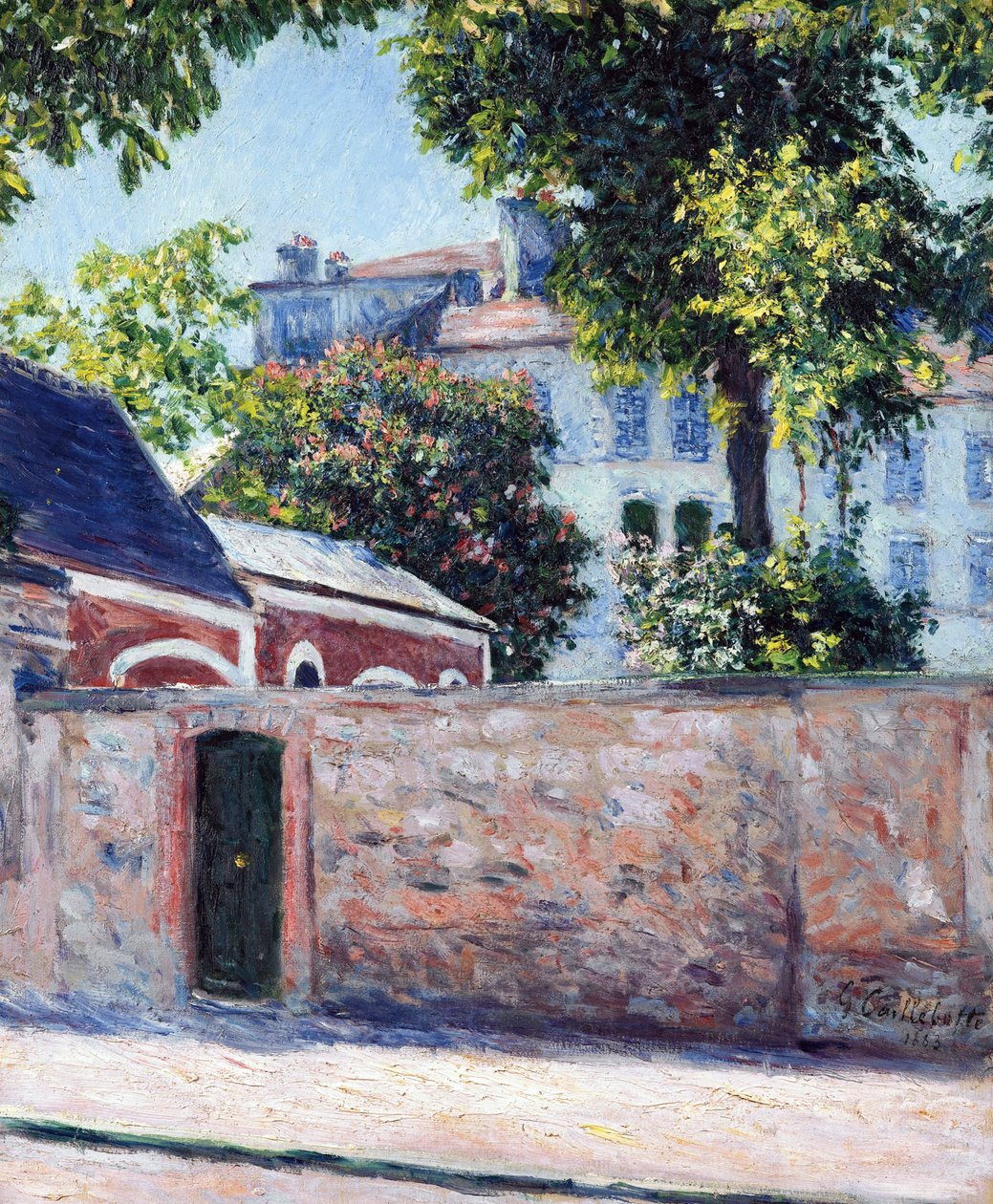 Häuser in Argenteuil von Gustave Caillebotte