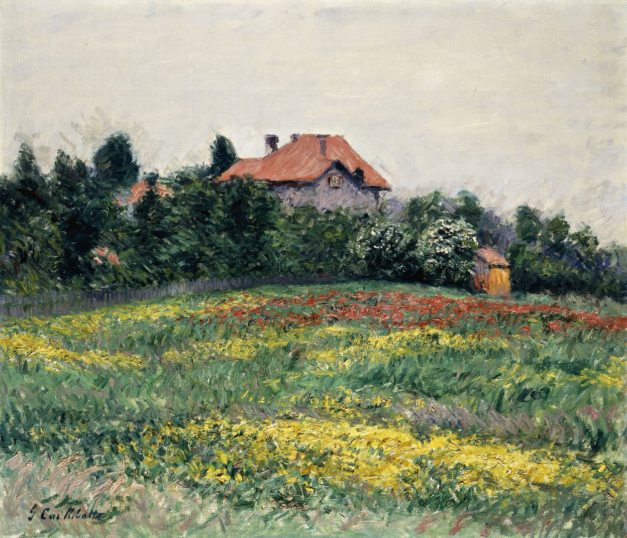 Normandie Landschaft, 1884 von Gustave Caillebotte