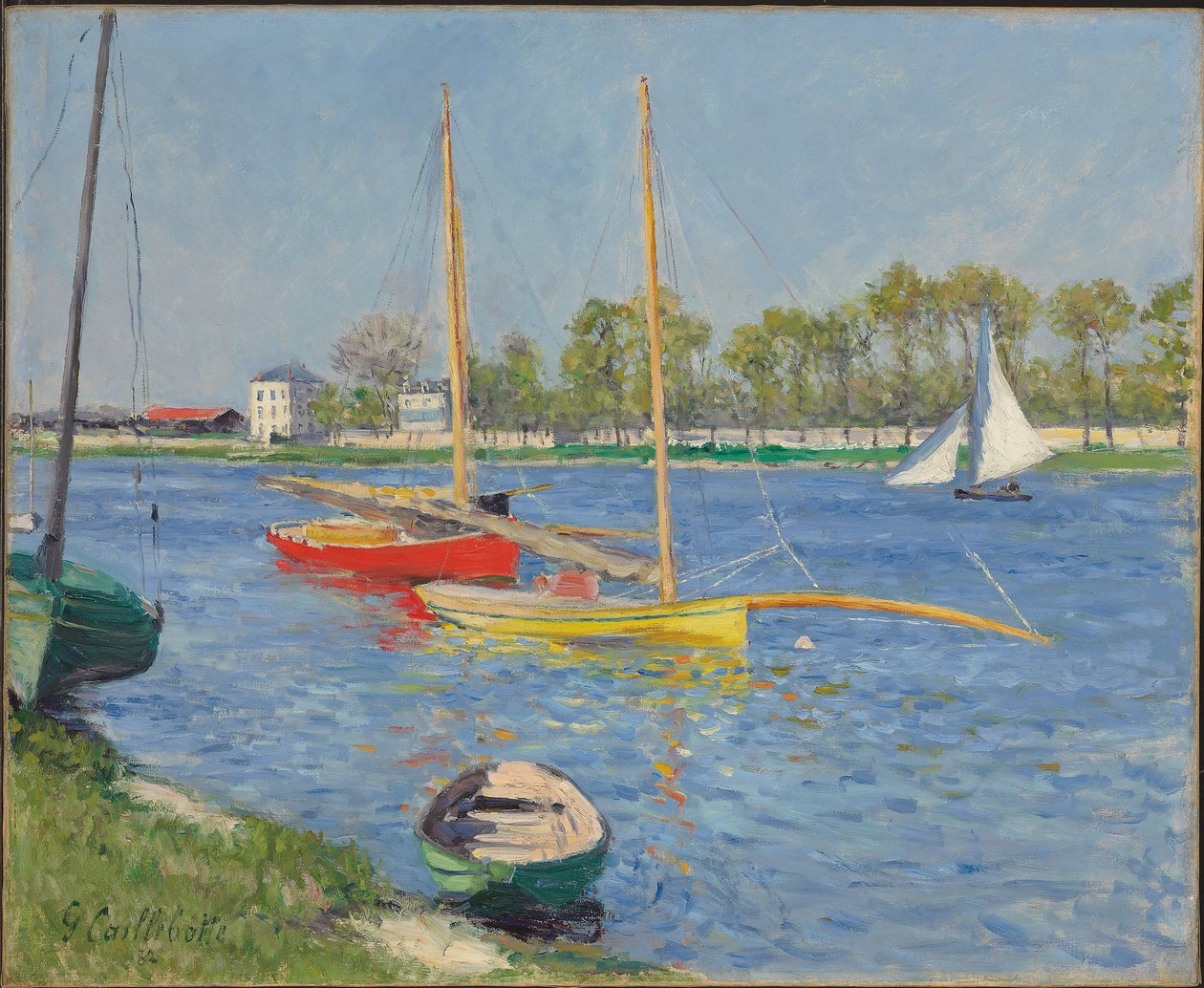 Die Seine bei Argenteuil, 1882 von Gustave Caillebotte