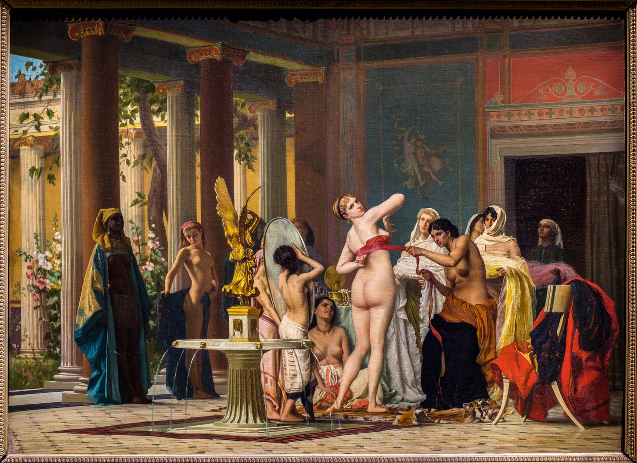 Nach dem Bad von Gustave Clarence Rodolphe Boulanger